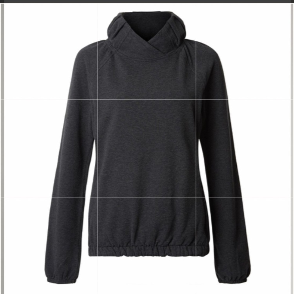 Lululemon After All Pullover Heathered Gray Size 8